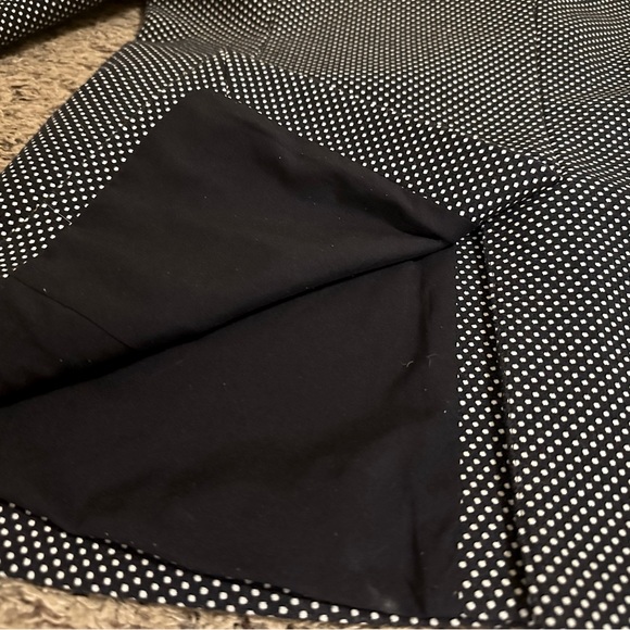 LOFT Navy Polka Dot Blazer - Picture 2 of 5